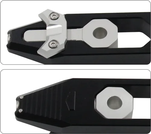 Vista 7 de Herramienta de ajuste de cadena de motocicleta CNC Billte Tensor de basculante Ajustadores de cadena de eje para Honda Grom 2014-2021