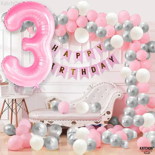Vista 431 de KatchOn Globo negro del número 1 de 40 pulgadas, globo de feliz cumpleaños Large Mylar Number One Balloon for 1st Birthday Decorations, Foil