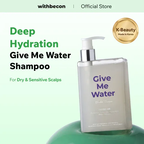 Vista 2 de GiveMeWater Shampoo - Solución profesional para la pérdida de cabello para hidratar y calmar el cuero cabelludo seco (12.17 fl oz)