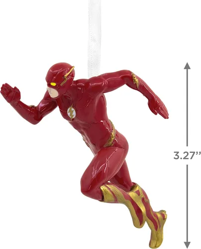 Vista 4 de Hallmark DC The Flash Resin, adorno navideño