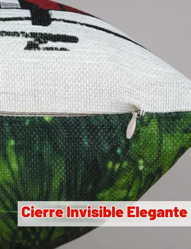 Vista 8 de multiwins - Fundas de almohada navideñas de 18 x 18 pulgadas, 4 piezas