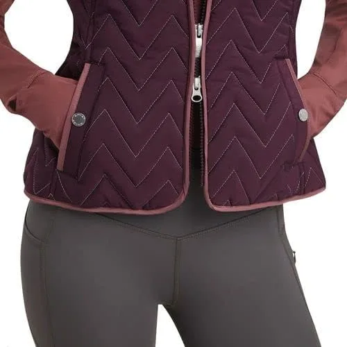 Vista 3 de ARIAT Ashley - Chaleco aislado para mujer, Mora marrón
