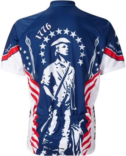 Vista 2 de 1776 Minutemen Maillot de ciclismo de manga corta para hombre