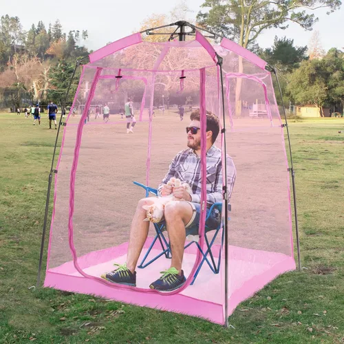 Vista 7 de All Weather Proof Pod Sports Tent,Outdoor Weather Tent Sports Pod Pop Up Shelter with Sealed Floor,Clear Tent for Sport Event,Camping,Fishing 8