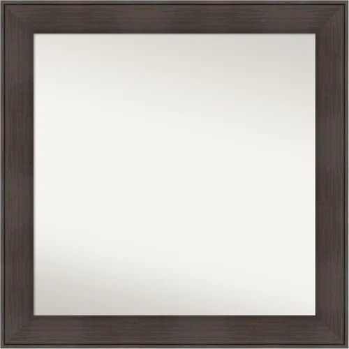 Vista 95 de Amanti Art Espejo personalizado, espejo de baño de veta de madera rústica William, espejo de pared o espejo de tocador de baño sobre el fregadero