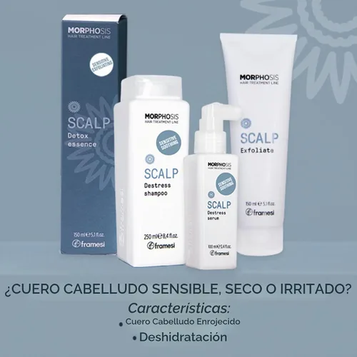Vista 6 de Framesi Morphosis Scalp Detox Essence, limpiador profundo pre-champú, 5.1