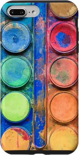 Vista 12 de Caja de paleta de pintura de acuarela - Funda de regalo divertida para artista/pintor/arte para iPhone 17