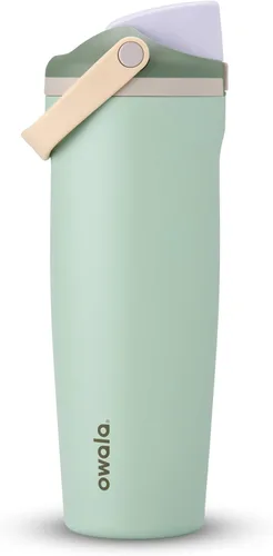 Vista 9 de Owala FreeSip - Botella de agua aislada de acero inoxidable con boquilla bidireccional