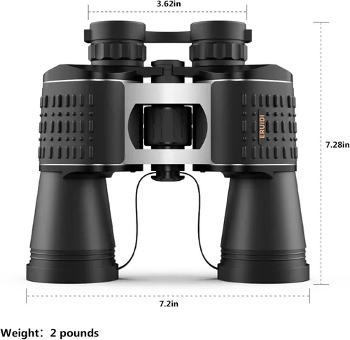 Vista 7 de Binoculares 20x52 para Adultos de Alta Potencia - ERUIDI Binoculares para Observación de Aves con Vista de Largo Alcance para Crucero Caza Viaje