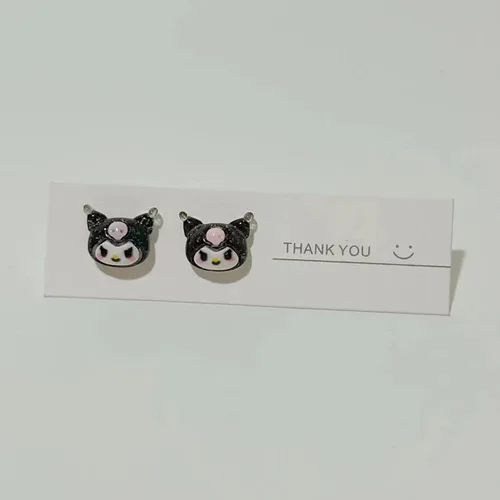 Vista 5 de My melody Accessories - Diadema con llavero kuromii, Cinnamorolll Stuff - Accesorios lindos para niñas de anime