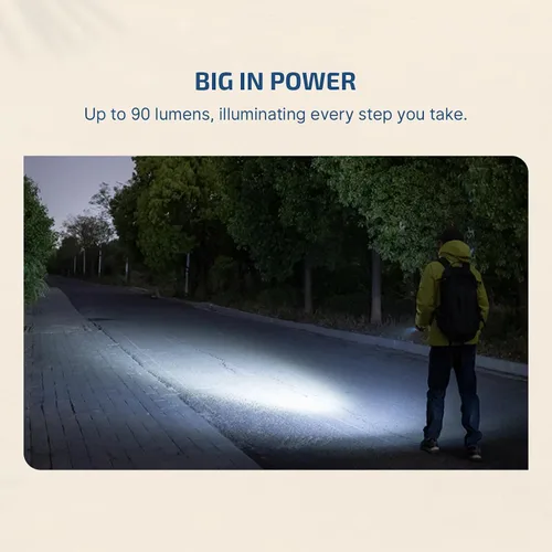 Vista 5 de OLIGHT - Linterna i3E EOS EDC AAA de 90 lúmenes, con lente de polimetilmetacrilato TIR, compacta, para llavero, noche y campamento, verde y azul