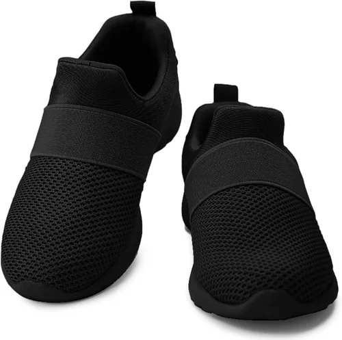 Vista 3 de QIJGS Zapatos deportivos para correr y caminar para niños y niñas