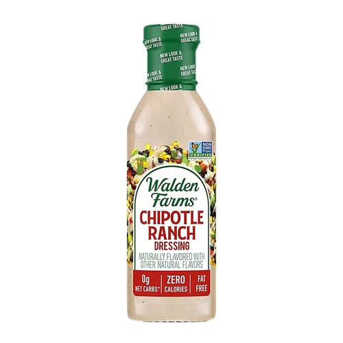 Vista 12 de Walden Farms Vinagreta balsámica de pera y blanca, sin calorías, sin gluten, baja en carbohidratos, apta para dieta cetogénica, vegana, sin azúcar