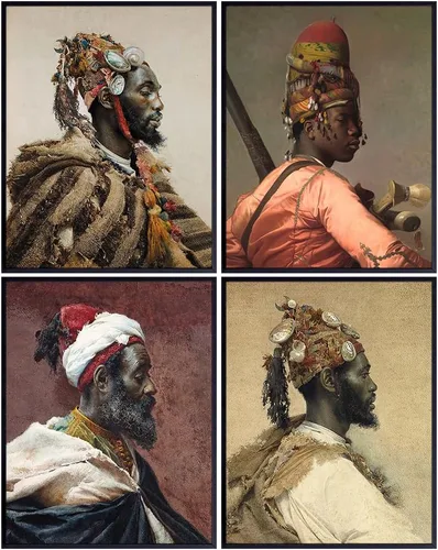 Vista 8 de Arte de pared afroamericano - Arte negro - Decoración de pared afroamericana - Historia negra - Cultura de arte de pared afro - Decoración de cueva