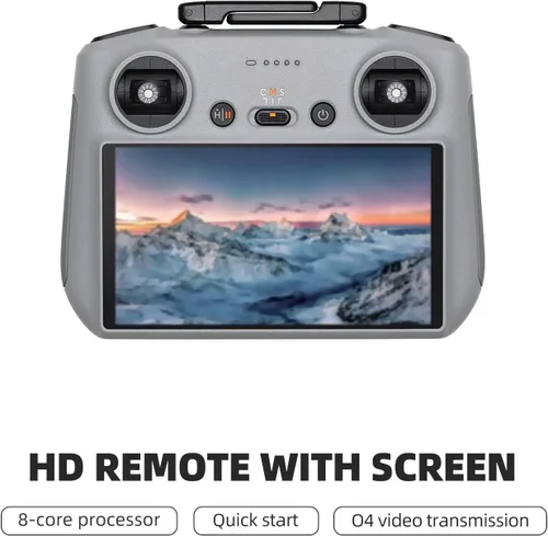 Vista 3 de Mando a distancia original Mini 4 Pro RC 2 para DJI Mini 4 PRO/Air 3 Drone, ligero y compacto con una pantalla FHD de 5.5 pulgadas, nuevo