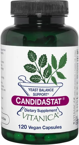 Vista 10 de Vitanica Candidastat, Apoyo Equilibrado, Vegano, 60 Cápsulas