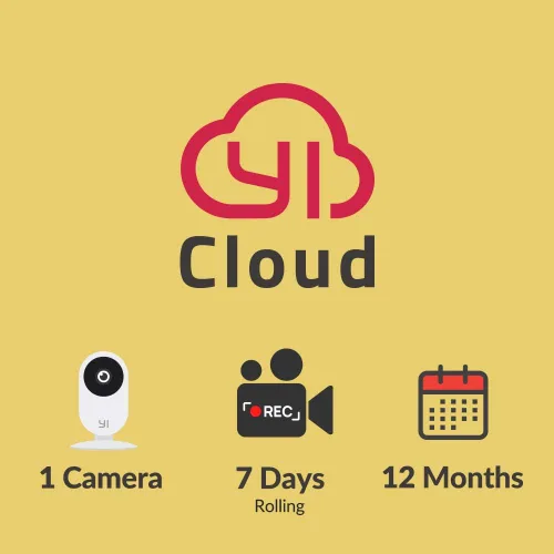 Vista 4 de YI/Kami Cloud Plan 3 Month, 1 Camera, CVR storage service [PC/Mac Online Code]