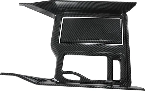 Vista 3 de 2 piezas para Dodge RAM 1500 TRX 2019-2023 Cubierta del panel de palanca de cambios de consola central Accesorios interiores ABS