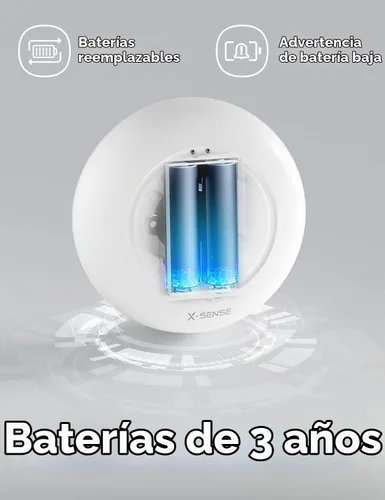 Vista 3 de X-Sense Detector de fugas de agua para sótanos, fregaderos, tanques, piscinas, modelo WS01
