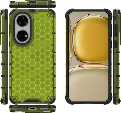 Vista 158 de Pzwoxukhov Funda compatible con Huawei Nova 3i, compatible con Huawei P Smart+ 2018 Honeycomb Anti-Drop Shock-Absorbing Case Negro