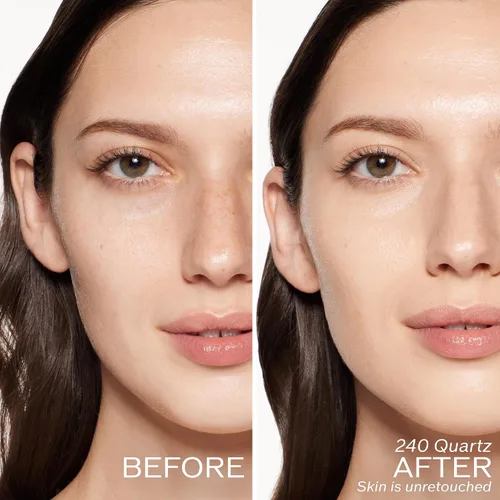 Vista 3 de Shiseido RevitalEssence Skin Glow Foundation SPF 30 - Buildable, Medium Coverage - 24-HR Hydration & 12-HR Wear - Transfer, Crease & Fade Resistant