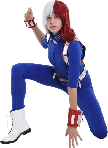 Vista 3 de miccostumes Disfraz de héroe de anime para mujer, disfraz de cosplay