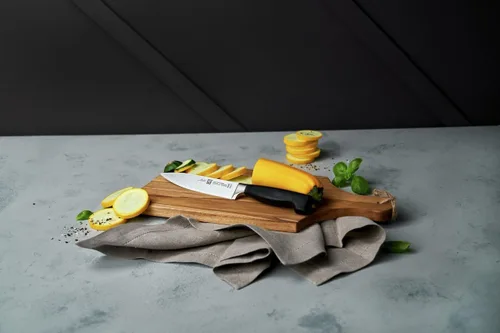 Vista 5 de Zwilling Cuchillo de rebanar Four Stars PlataNegro