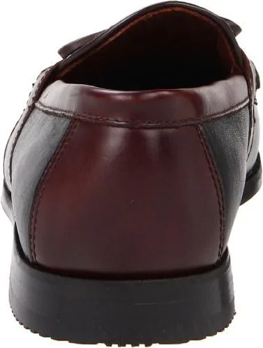 Vista 3 de Johnston & Murphy Aragon Kiltie - Zapatos de vestir casuales con borlas, diseño clásico, forro textil de cuero, suela de cuero con tacón de goma