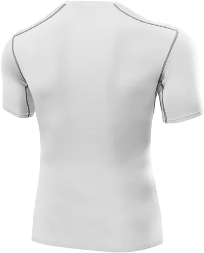 Vista 6 de NELEUS Paquete de 3 camisetas de entrenamiento de capa base de compresión atlética para hombre