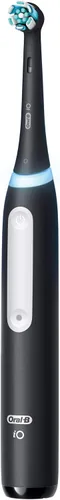 Vista 10 de Oral-B iO Deep Clean Cepillo de dientes recargable eléctrico, negro con iO Series 3 Limited, 2 cabezales de cepillo y estuche de viaje - Sensor