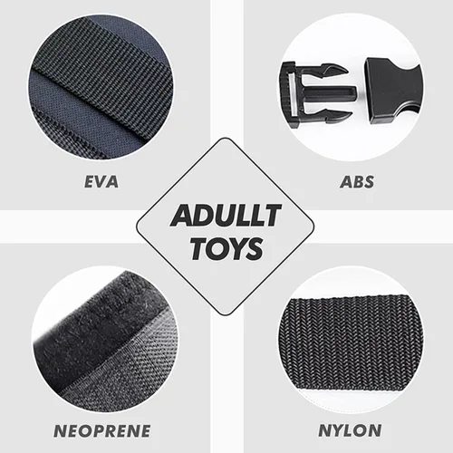 Vista 3 de BDSM - Juego de restricciones de cama sexuales para adultos, para parejas, correas de cama King resistentes al sexo, ataduras para piernas, brazos