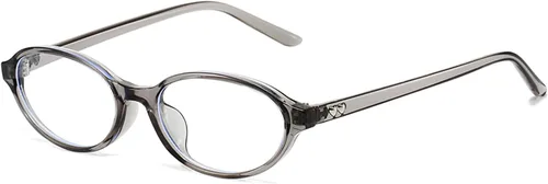 Vista 11 de Lentes ovalados retro para mujeres y hombres, vintage ovalados de los años 90, lentes de luz azul Y2K de cara pequeña, anteojos falsos