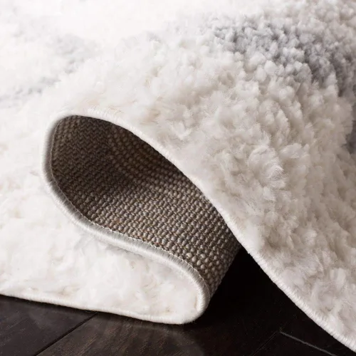 Vista 7 de SAFAVIEH Parma Shag Collection - Alfombra decorativa de 2 x 3 pies, diseño de enrejado, no desprende pelusa y de fácil cuidado, 1.2 pulgadas
