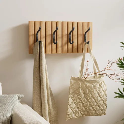 Vista 3 de Paquete de 12 ganchos de pared para colgar abrigos/toallas, colgador de pared para mochila, ropa, sombrero, bolso y puerta, armario, baño