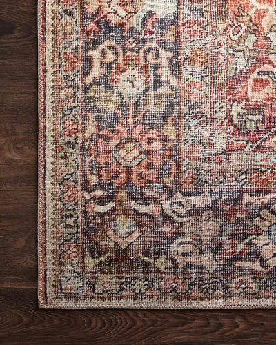 Vista 8 de Loloi Layla Spice/Marine - Alfombra de área de 7'-6" x 9'-6" especia/marina