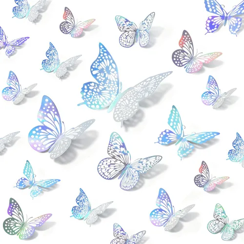Vista 12 de BTSD-home 6pc Iridescent Party Decorations Hanging Decor Iridiscente 1