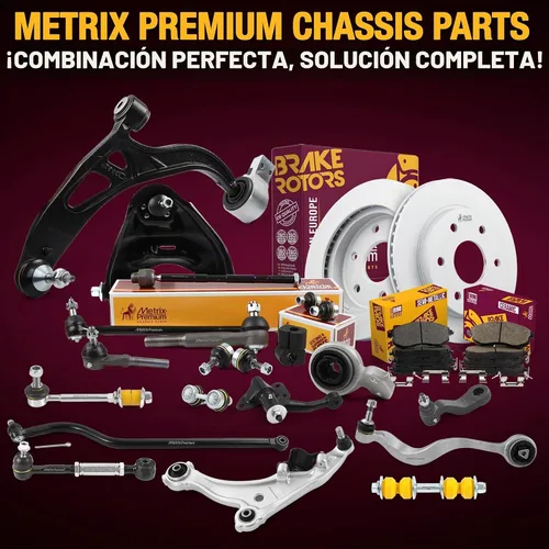 Vista 7 de Metrix Premium Chassis Parts - Kit de 4 piezas de extremos de barra de acoplamiento frontal exterior e interior compatible con Nissan Pathfinder