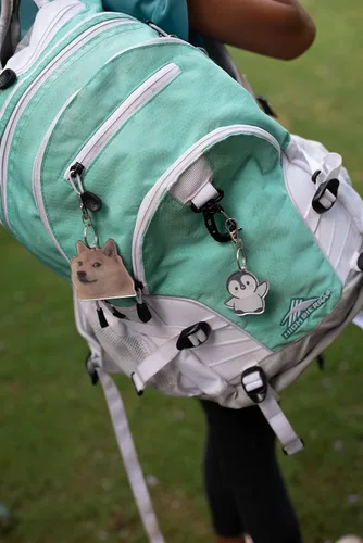 Vista 4 de Bonito llavero con temática de animales para mochilas, bolsos, llaves y regalos