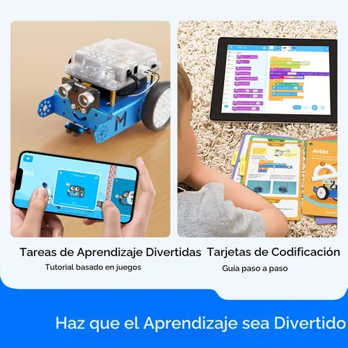 Vista 7 de Kit de Robot mBot de Makeblock, Robótica para Niños de 8 a 12 años, Aprende a Programar con Scratch y Arduino, Juguetes STEM Kits de Ciencia