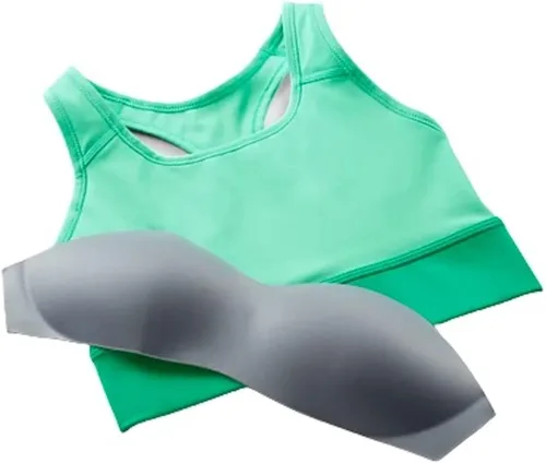Vista 3 de Nike Dri-FIT Swoosh - Brasier deportivo acolchado de 1 pieza para mujer