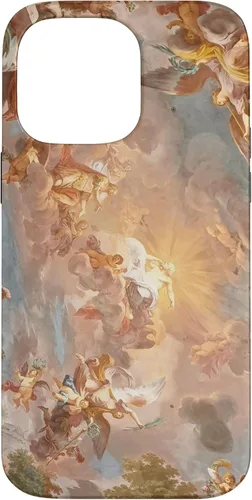 Vista 21 de Funda para iPhone 16, diseño de historia del arte renacentista, diseño de Michelangelo Sky