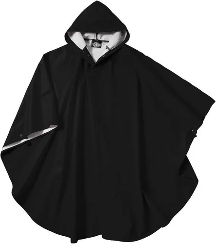 Vista 2 de Charles River Apparel Kid's Youth Pacific Poncho Outerwear Negro