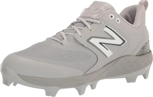 Vista 6 de New Balance Fresh Foam 3000 V7 - Zapatos de béisbol moldeados para hombre, color rojo mercurio/dorado, talla 6.5 M