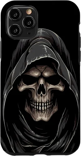 Vista 29 de Carcasa con capucha de fantasma de calavera para iPhone 17