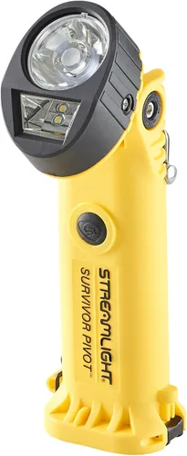 Vista 13 de Streamlight 91802 Survivor Pivot - Linterna de ángulo recto de 325 lúmenes, color naranja 325 lumens; 34,000 candela peak beam; runs up to 3.75