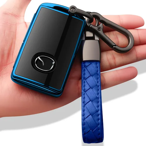 Vista 14 de Funda para Llavero Mazda con Llavero Estuche de Llave Carcasa de Llave Protección Completa de 360 Grados Compatible con Mazda 3 2019-2025, Mazda 3