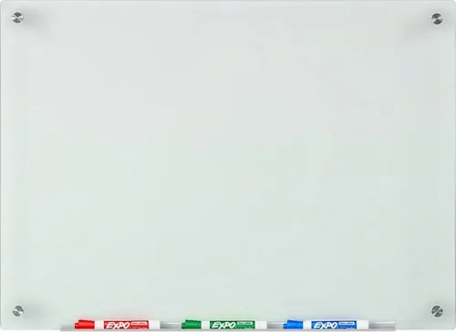Vista 15 de Pizarra de vidrio blanco y esmerilado no magnético