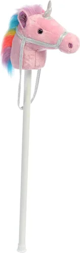 Vista 2 de Aurora - Montar - Unicornio Palo Giddy Up de 37" - Rosa