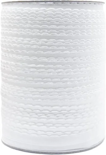 Vista 22 de Bristlegrass Picot Loop - Banda elástica para coser de 1/2 pulgada, 0.512 in, corona de carrete con volantes, cinta elástica para atar el cabello