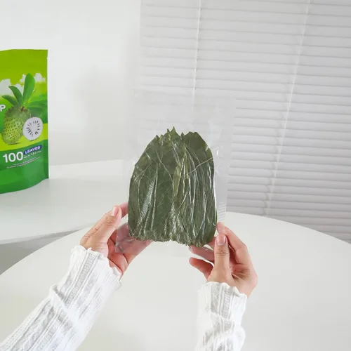 Vista 5 de NalLife Té de hojas de guanábana - 100 hojas enteras secas para té